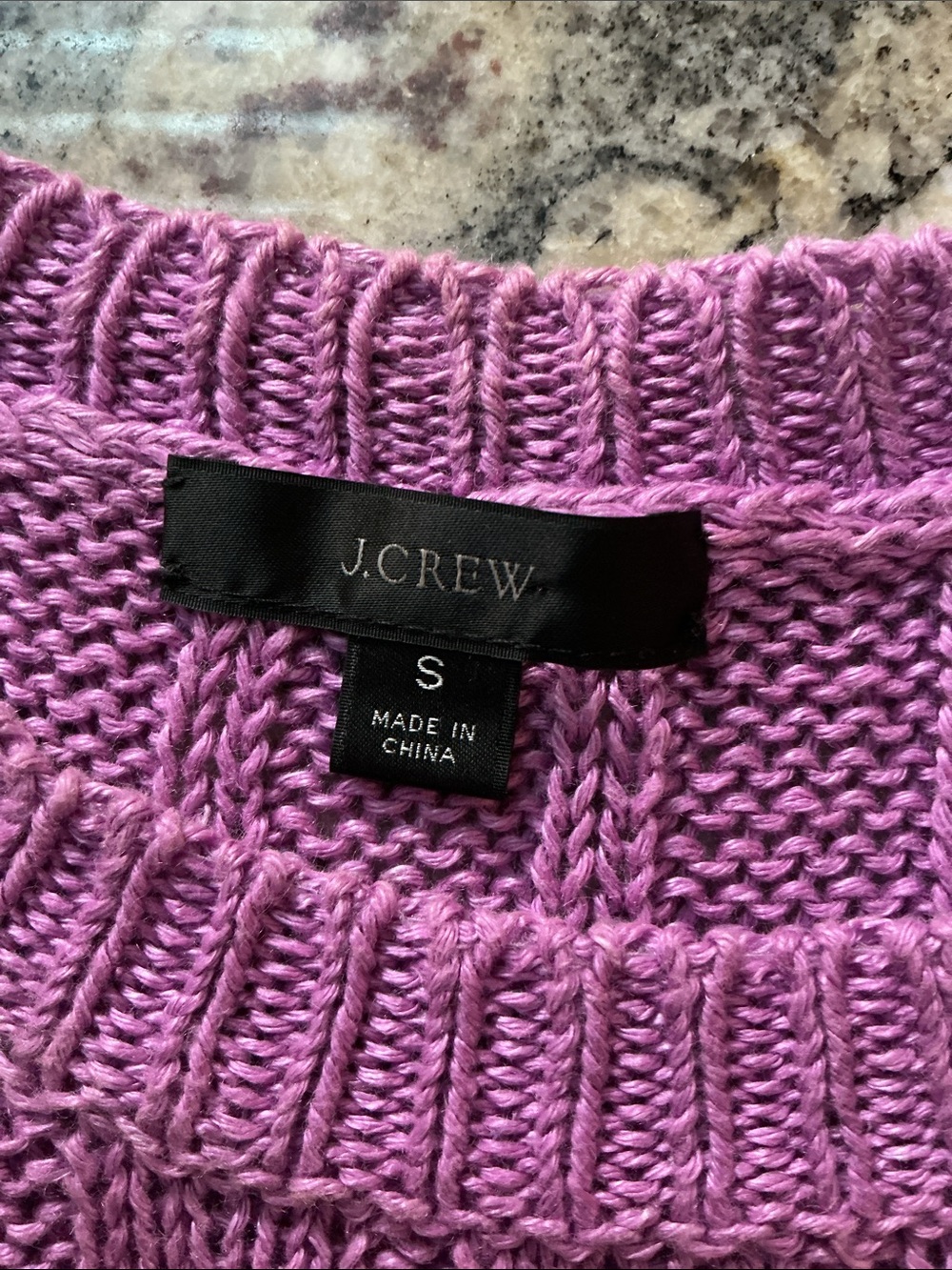 J. Crew Lavender Ribbed Puff-Sleeve Sweater - Picture 12 of 12
